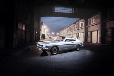 En klassisk bil - Ford Taunus GT med en historie